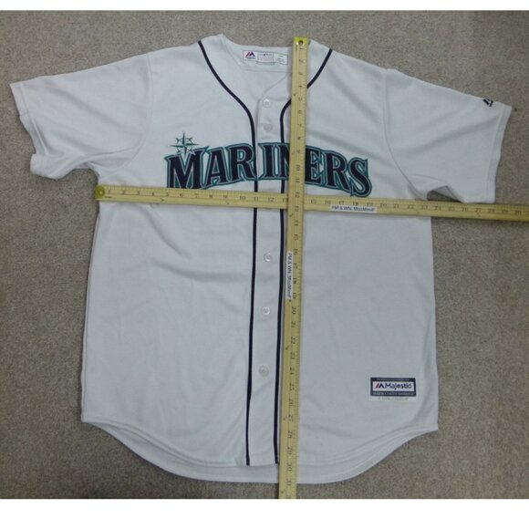 Seattle Mariners Cano #22 White Jersey Size L (Faint stains at front) - Picture 11 of 13